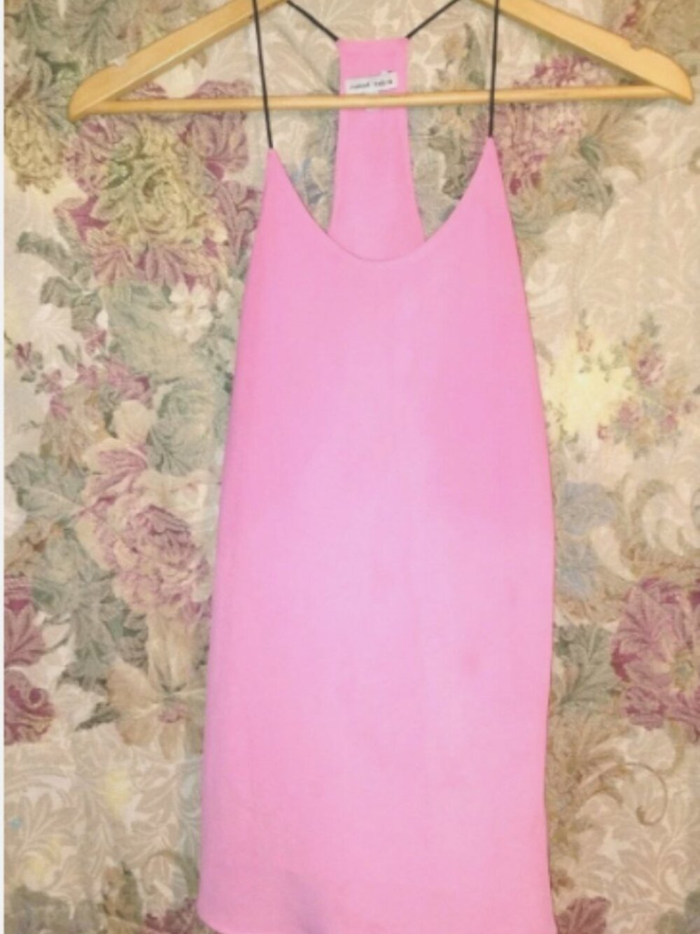 Naked Zebra WOMENS Pink Sleeveless Sheer Razorback Top Size S